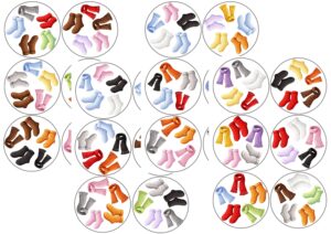 Vērību spēle- zeķes un šalle