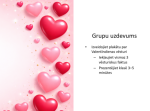 Draudzības diena. Valentīndiena. Prezentācija