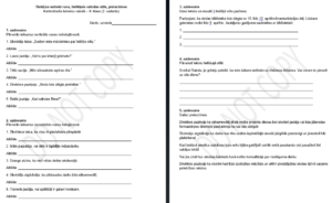 Tiešā un netiešā runa, lietišķais valodas stils, pieturzīmes