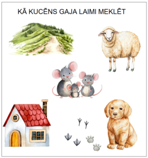 LUGA KĀ KUCĒNS GĀJA MEKLĒT LAIMI