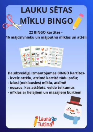 Lauku sētas mīklu bingo