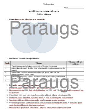 Salikti teikumi 5. klase