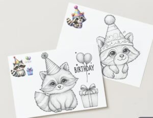 Krāso jenotu dzimšanas dienas attēlus