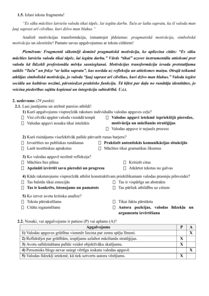 1.4. (LAT1) TND: Latviešu valoda izglītībā un tehnoloģijās 1.4. (LAT1) TND: Latviešu valoda izglītībā un tehnoloģijās