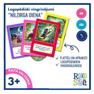 Runas vingrinājumi “PAR NĪLZIRGU”- N burts, logopēdija, zoo