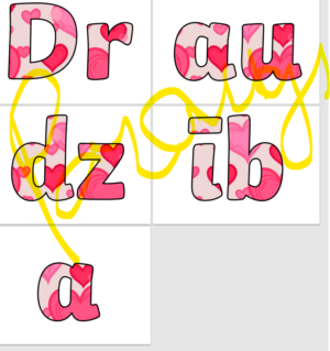 Draudzība burti uzraksts Valentīna diena klases siena