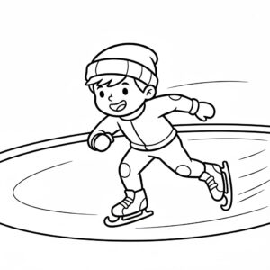 Ziemas Olimpiskās spēles – krāsojamās lapas