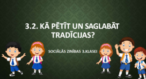 3.2. KĀ PĒTĪT UN SAGLABĀT TRADĪCIJAS?