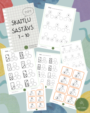SKAITĻU SASTĀVS 1-10