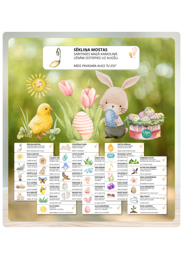 KUSTĪBU UN RADOŠUMA SPĒLES BĒRNIEM | PAVASARIS | LIELDIENAS – Mācību ...