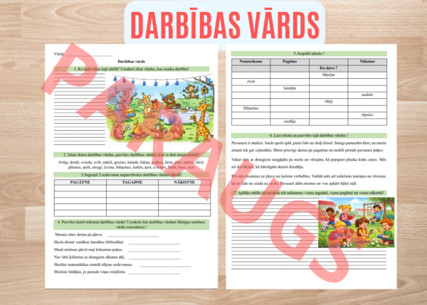 Darbības vārds (2.-3.kl.) Darbības vārds (2.-3.kl.)