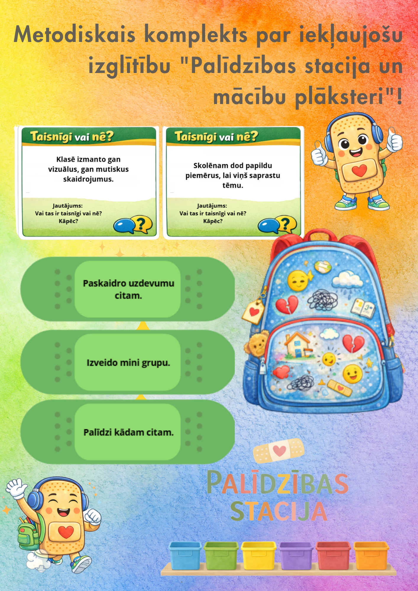 Iekļaujoša izglītība + pašvadīta m. Klasvad.mega komplekts. – Mācību ...