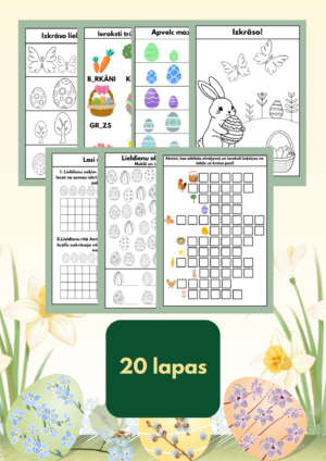 Lieldienu darba lapas.