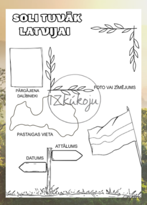 Pārgājiena lapa “Soli tuvāk Latvijai”