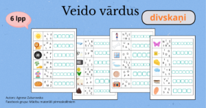 Veido vārdus. Divskaņi