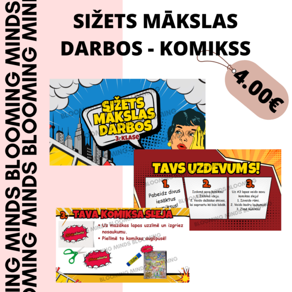 Sižets mākslas darbos – komiksa sleja Sižets mākslas darbos – komiksa sleja