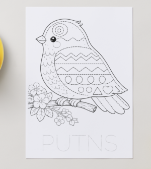 Krāsojamās lapas ar ornamentiem — Pavasaris 🌸🌷