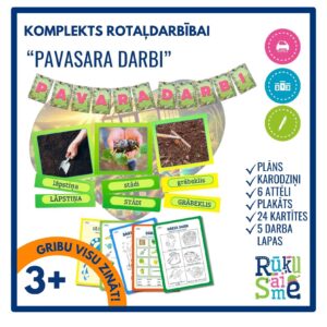 Rotaļdarbības komplekts “PAVASARA DARBI”- plāns, darba rīki