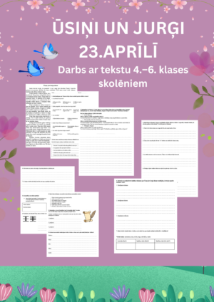 Pavasaris. Jurģa jeb Ūsiņa diena. Darbs ar tekstu (4.-6.kl.)