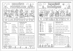 Darba lapu komplekts maziem bērniem “Iepazīsti pasauli”