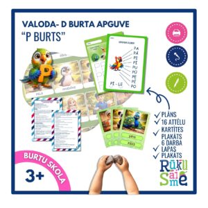 Komplekts “P BURTS”- lasīt- rakstītprasme, plāns