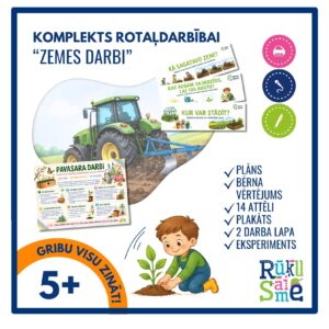 Rotaļdarbības komplekts “ZEMES DARBI”- plāns, pavasaris
