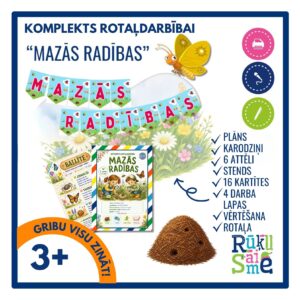 Rotaļdarbības komplekts “MAZĀS RADĪBAS”- kukaiņi, plāns