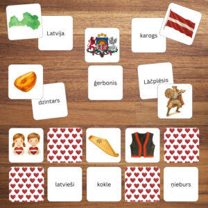 Atmiņas spēle – Latvijas simboli