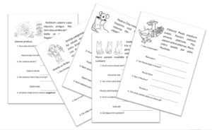 Īsi teksti ar uzdevumiem.