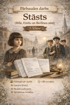 Pārbaudes darbs 5. klasei Stāsts, tēojums. ( Bille, Emīls)