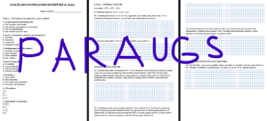 Noslēguma darbs matemātikā – 8.klase.