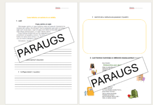 Atbild uz jautājumiem par tekstu. Saista vizualizāciju ar to