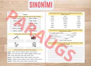 Sinonīmi (2.-4.klase)
