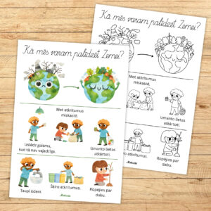 Kā mēs varam palīdzēt Zemei – plakāti