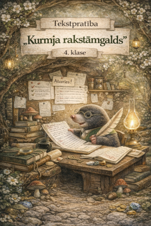 Darbs ar tekstu (4.-5. klase) Kurmja rakstāmgalds