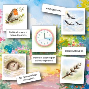 Lasīšanas kartītes – pavasaris