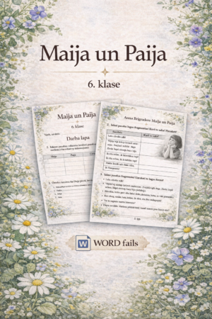 Maija un Paija (Darba lapu komplekts)