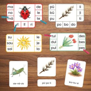 Zilbju kartītes – pavasaris