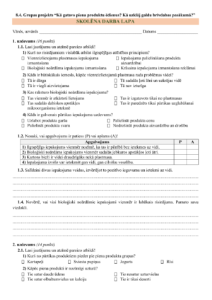 8.4. TND: Kā gatavo piena produktu ēdienus? Kā uzklāj galdu