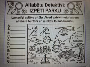 Darba lapa “Alfabēta detektīvs”