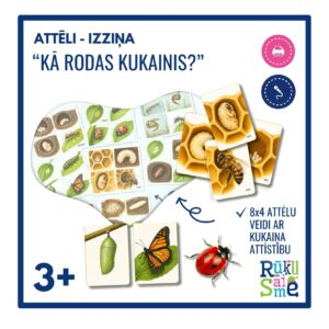 Attēli – izziņa “KĀ RODAS KUKAINIS?”- daba, pavasaris