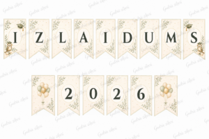 Izlaidums 2026, afiša, diploms.