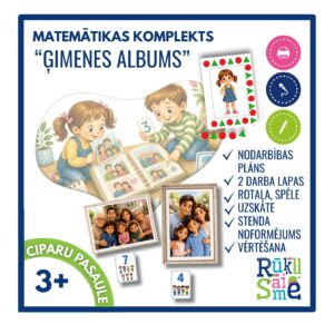 Matemātikas komplekts “ĢIMENES ALBUMS”- plāns, spēle