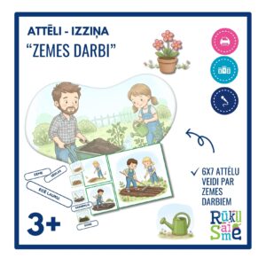 Attēli- izpēte “ZEMES DARBI”- pavasaris, dārzs, valoda