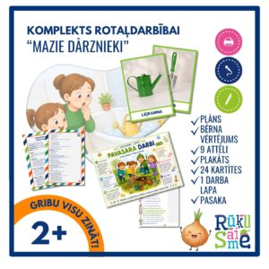 Rotaļdarbības komplekts 1.posmam “Mazie dārznieki”- plāns