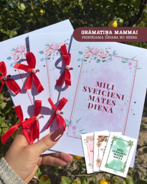 Mātes dienas grāmatiņa bērniem | Dāvana mammai