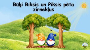 Rūķi Riksis un Piksis pēta zirnekļus