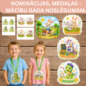 NOMINĀCIJAS, MEDAĻAS – MĀCĪBU GADA NOSLĒGUMAM.