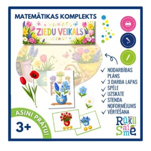 Ziedu veikals l Rotaļdarbība matemātikā bērniem 3-5 gadi