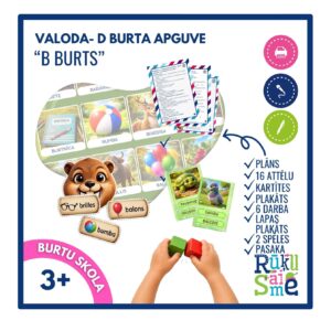 Komplekts “B BURTS”- lasīt- rakstītprasme, plāns